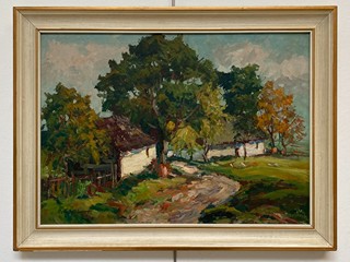 Gustav Porš (1888 - 1955) - Venkovský motiv