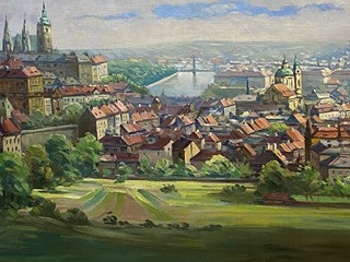 Jaroslav Šimůnek - Pohled na Prahu z Nebozízku