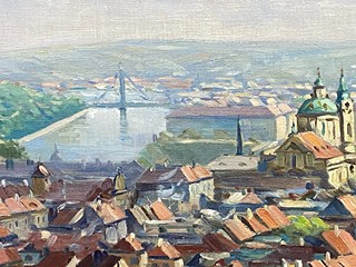 Jaroslav Šimůnek - Pohled na Prahu z Nebozízku