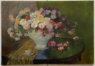 Vladimír Kliment (1915) - Zátiší s květinami