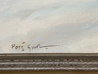 Gustav Porš - Zimní krajina z Českomoravské vysočiny
