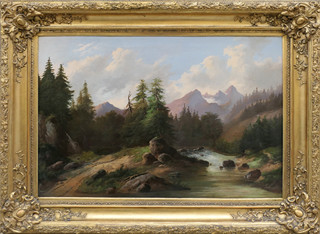 Alois Kirnig (1840-1911) - Lesní cesta pod horami
