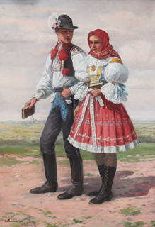 Josef Koudelka (1877-1960) - Krojovaný pár