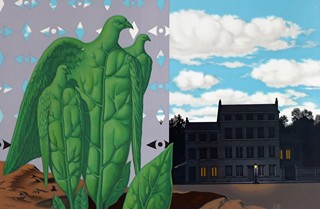 René Magritte (podle) (1898 - 1967) BE - Les Grands Oiseaux sont ceux de l'isle au Trésor