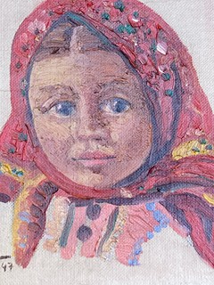 Važec Girl in a Headscarf
