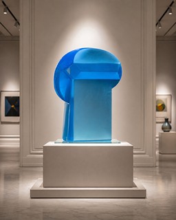 Stanislav Libenský (1921 - 2002) - Head with a Square Eye