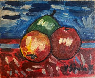 Václav Špála (1885 - 1946) - Still Life with Fruit
