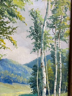 Summer Landscape with Birches