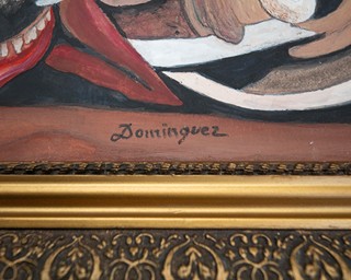 Oscar Dominguez (1906 - 1957) - Toros Moribundos II. (Dying Bulls II.)