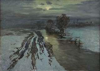Josef Ullmann (1870 - 1922) - Noc (Velký formát)
