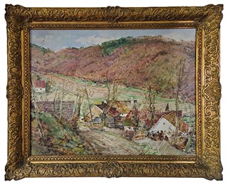 Oldřich Blažíček (1887 - 1953) - Předjaří v Karlickém údolí (Velký formát)