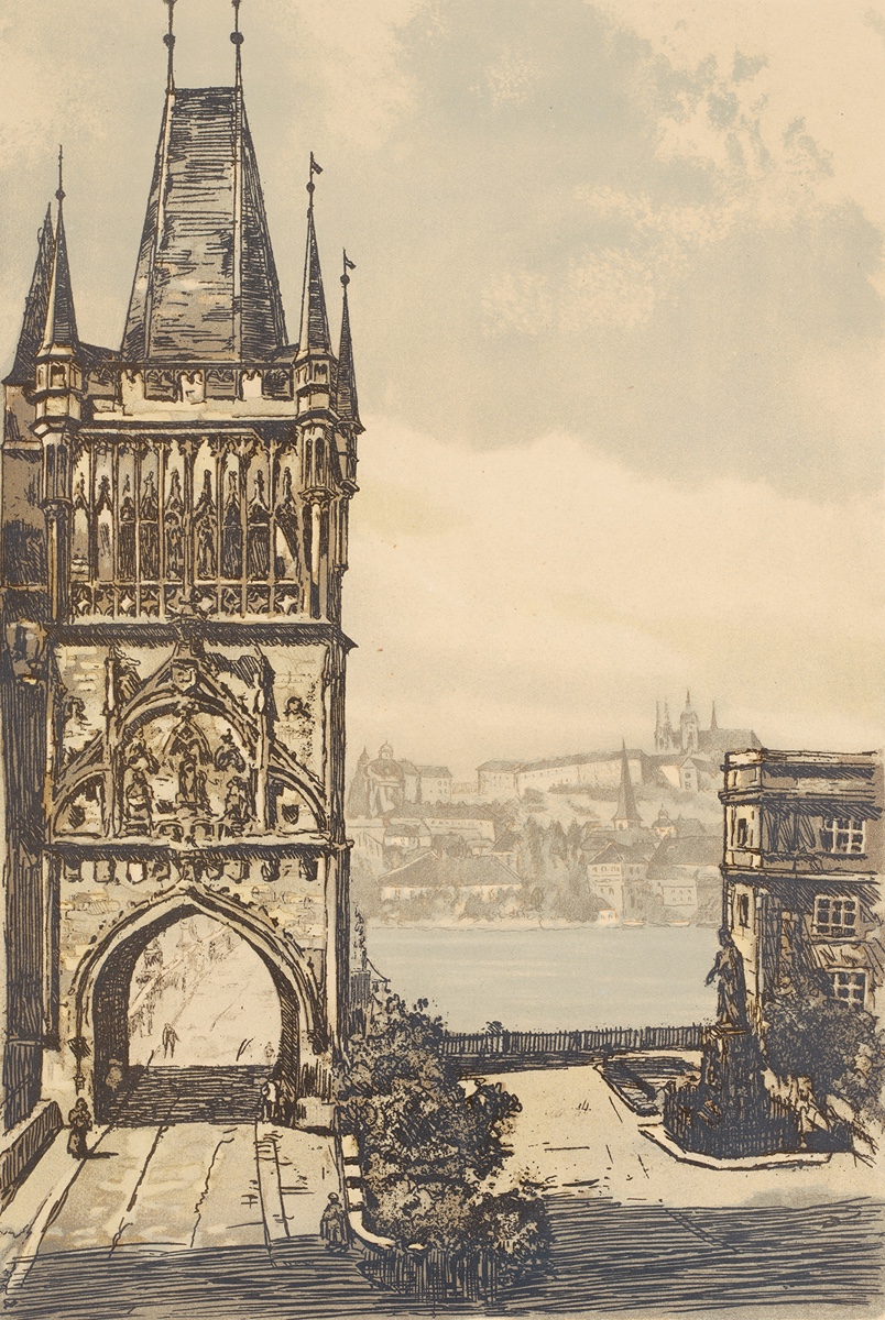 Vladislav Röhling (1878 - 1949) - STAROMĚSTSKÁ VĚŽ KARLOVA MOSTU