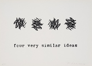 Jiří Valoch (1946) - FOUR VERY SIMILAR IDEAS