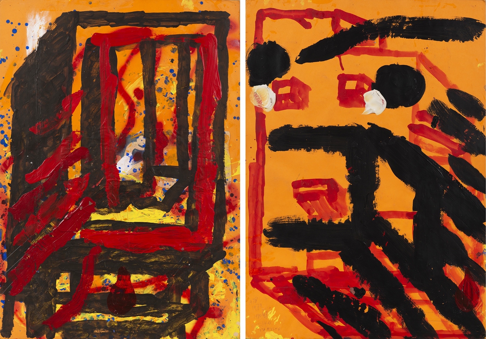 Stanislav Filko (1937 - 2015) - UNTITLED – OBOUSTRANNÁ MALBA