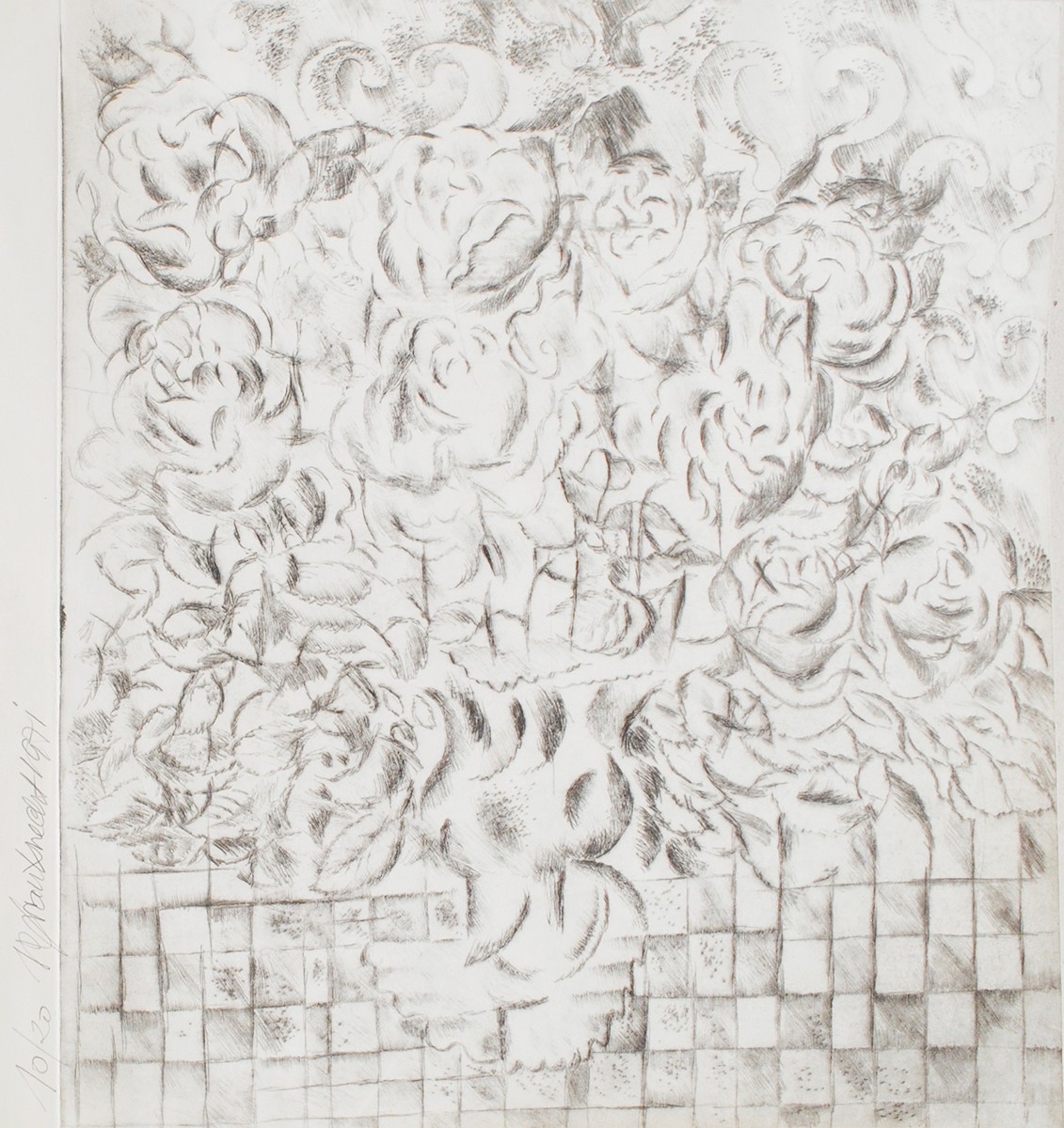 Karel Frauknecht 1925 - 1994 - Kytice růží