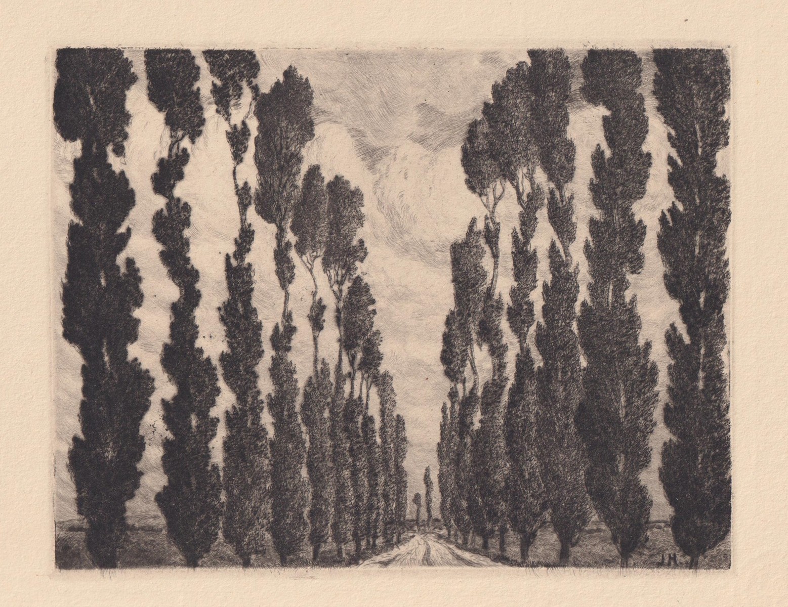 Jan Honsa 1876 - 1937 - Topolová alej