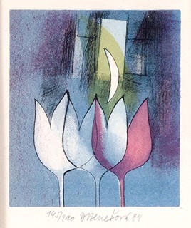 Daniela Benešová 1929 - Tulipány a měsíc