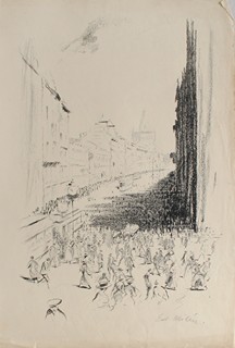 Eduard Milén 1891 - 1976 - Ruch pražského života