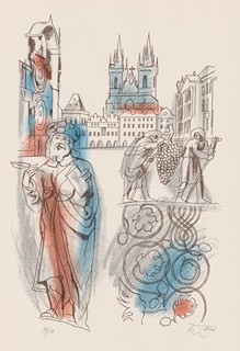 František Zálešák 1929 - Staroměstské náměstí