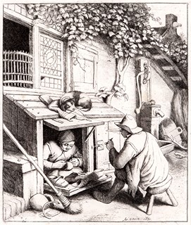 Adriaen van Ostade 1610 - 1685 - Švec