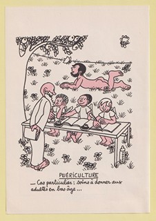 Jean Effel 1908 - 1982 - Stvoření člověka