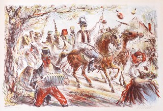 Viktor Polášek 1911 - 1989 - Kácení máje