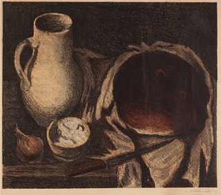 Josef Kadeřábek 1915 - 2002 - Zátiší se džbánem