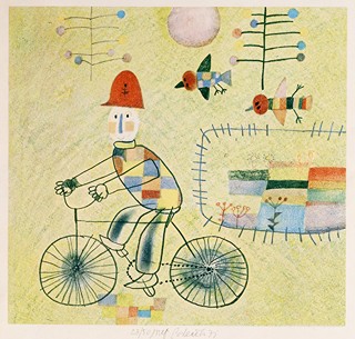 Josef Paleček 1932 - Chlapec na kole