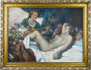 MUSICAL IDYLL IN A BOUDOIR