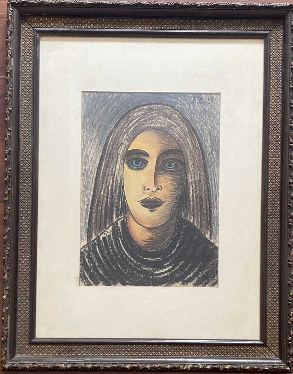 Jan Zrzavý (1890 - 1977) - Girl’s Head
