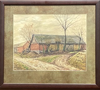 Václav Rabas (1885 - 1954) - Farmstead in the Rakovník Region