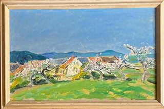 Leopold Musil (1920 - 1997) - Village in Bloom