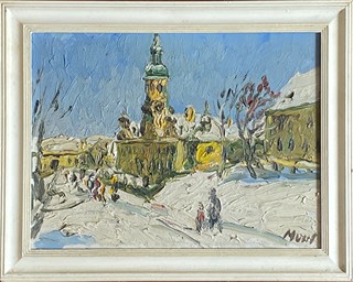 Leopold Musil (1920 - 1997) - Jihlava – Near the Gate of the Mother of God