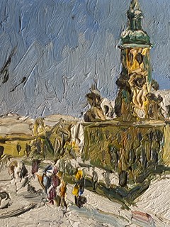 Leopold Musil (1920 - 1997) - Jihlava – Near the Gate of the Mother of God