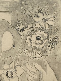 Emil Filla (1882 - 1953) - Woman with a Bouquet