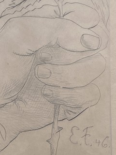 Emil Filla (1882 - 1953) - Hand with a Rose