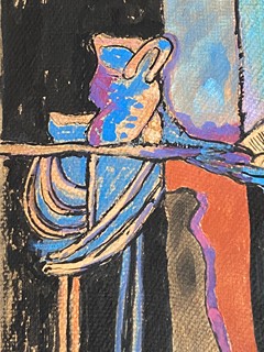 Pravoslav Kotík (1889 - 1970) - Interior with a Figure