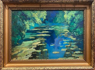 Václav Radimský (1867 - 1946) - River Landscape from the Elbe Region