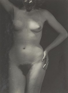 Konvolut čtyř originálních fotografií aktů a dvou negativů