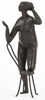 Woman on a chair