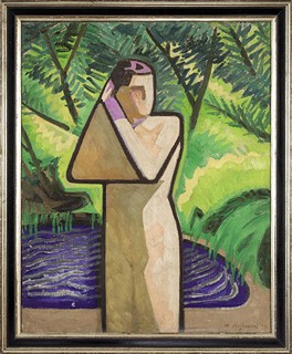 Bathing figure