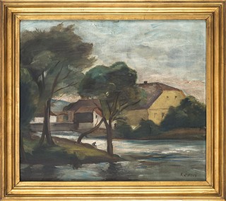 Houses by the river