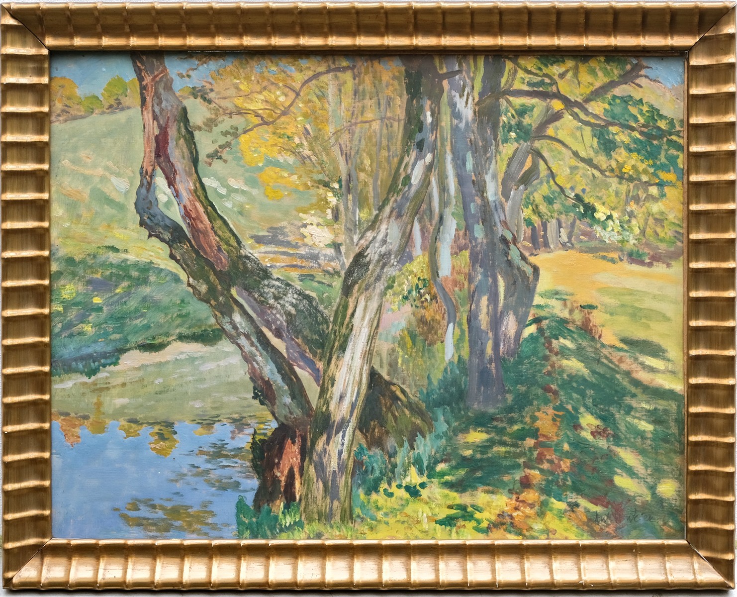 Antonín Hudeček (1872 - 1941) - Lesní tůně
