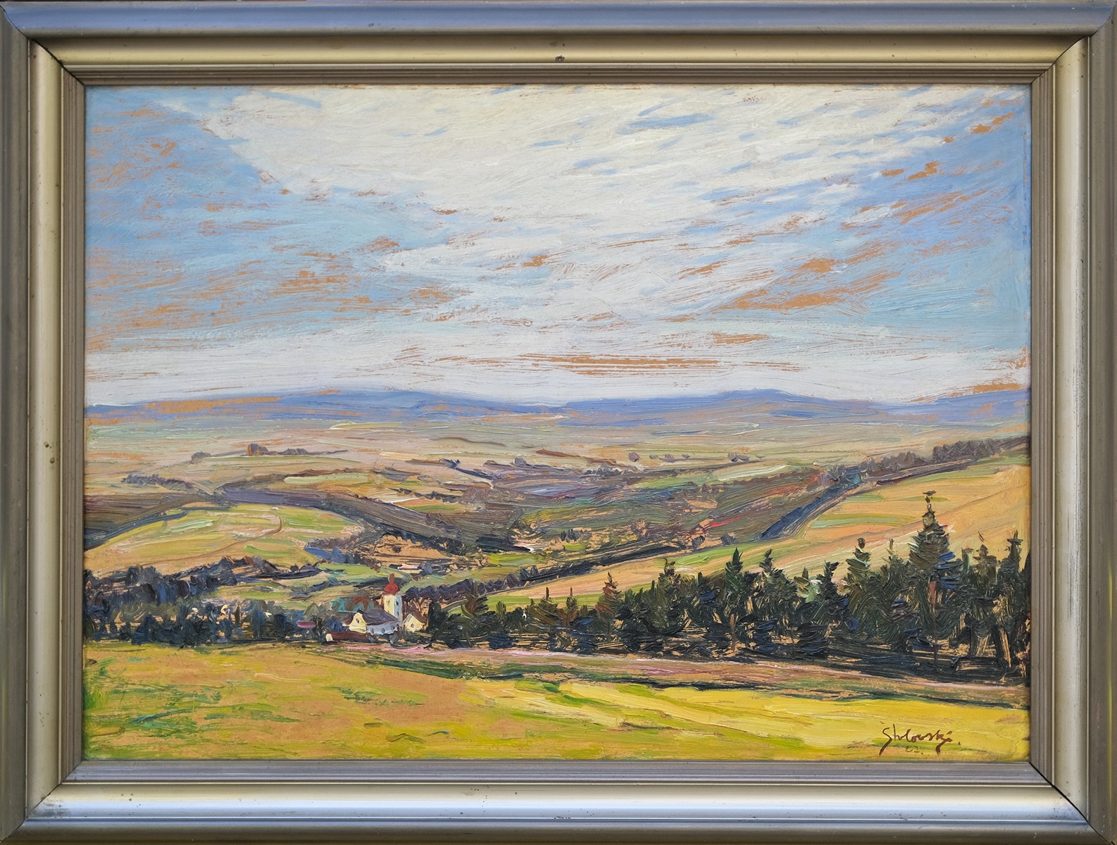 Josef Štolovský (1879 - 1936) - Pohled na krajinu