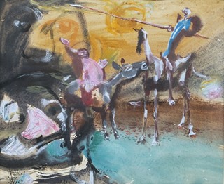Radomír Kolář (1924 - 1993) - Don Quijote a Sancho Panza
