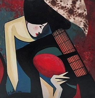 Musician in space II