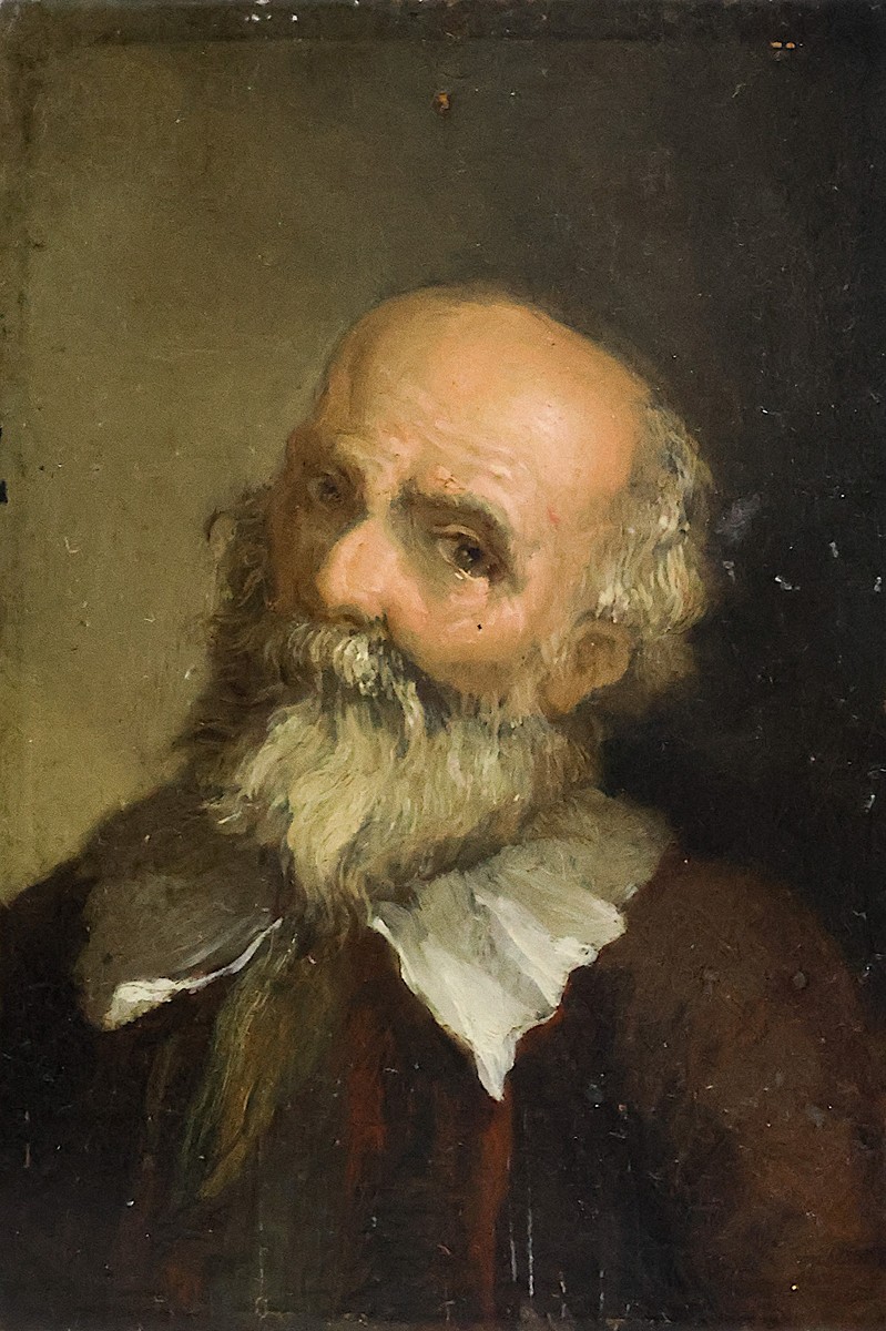 CHRISTIAN WILHELM ERNST DIETRICH, CALLED DIETRICY (WEIMAR 1712 – 1774 DRESDEN) - Head Study of a Bearded Old Man