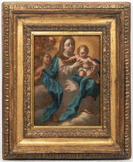 Sebastiano Conca, also known as ‘Il Cavaliere’ 1676/80 - 1764 , attributed to - THE MADONNA WITH THE CHILD JESUS AND ANGELS