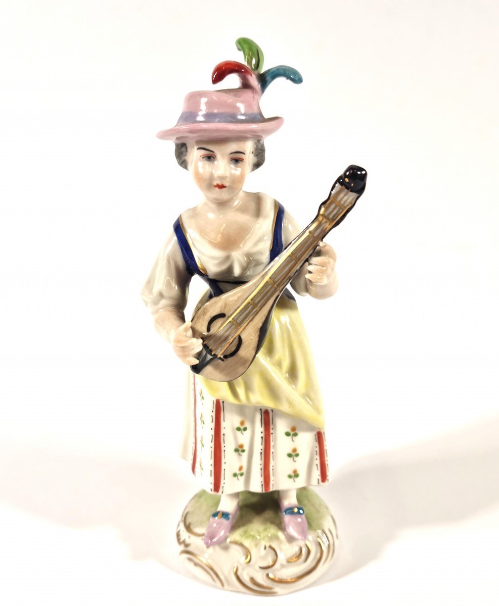 Dresden - Hudebnice v klobouku