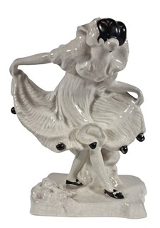 Kodet Emanuel - Porcelánová socha - kolombína - Graniton